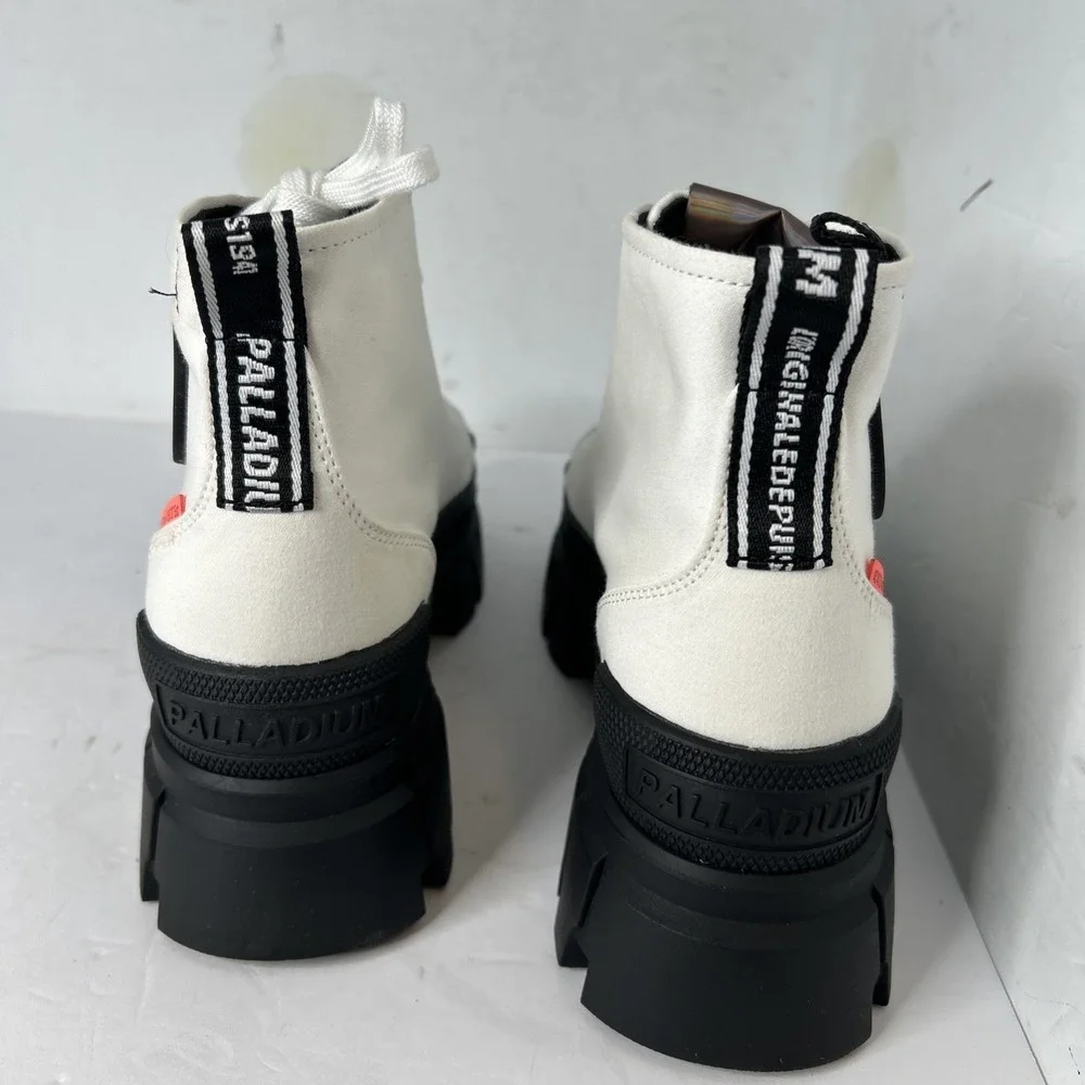 NEW Palladium Revolt Hi TX Star White‎ Platform Boots 97242 116 ~ Sz Women 9